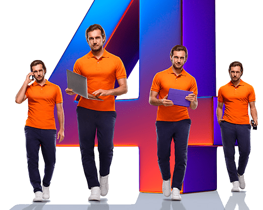 Великолепная четверка Ростелеком в деревня Большой Царанур (Республика Марий Эл)